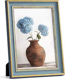 Afuly A4 Bilderrahmen Vintage 21 x 29,7 CM Blau