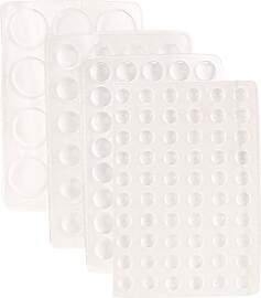 AGT Möbelpuffer: 136-tlg. Mega-Set Elastikpuffer