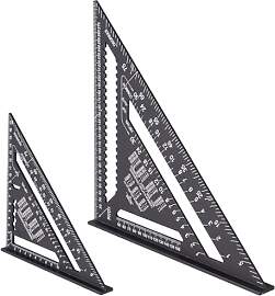 AGT Winkel: 2er-Set Zimmermannswinkel, 18 cm und