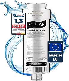 AGUALEVE® Duschfilter – Wasserfilter Dusche – 