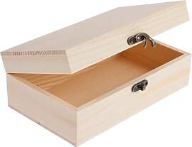 AHQiZFX Box mit Deckel Holz,Aufbewahrungsbox Holz