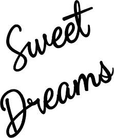 AHYS Sweet Dreams Wanddekoration über dem Bett,