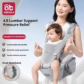 AIBEDILA Ergonomische Babytrage mit verstellbarem