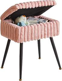 Aibiju Rechteckiger Schminktischhocker mit