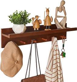 Aibiju Wandgarderobe mit Ablage, 60 cm