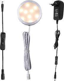 AIBOO 12V LED Schrankbeleuchtung 1 Stück,