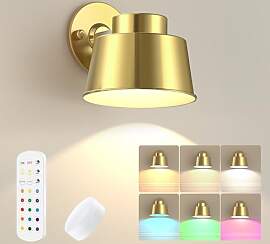 AIBOO Wandleuchte Innen mit Dimmer Timer