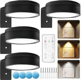 Aicharynic 4PACK Bild Licht, Bilderleuchte akku