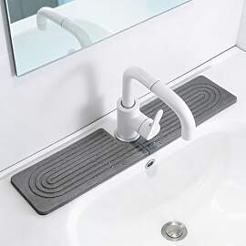 AiDeHuaKeJi Wasserhahn Abtropfmatte Spüle, Stone