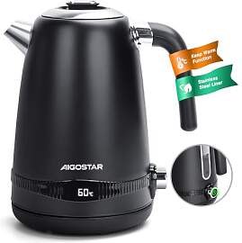 Aigostar Edelstahl Wasserkocher mit