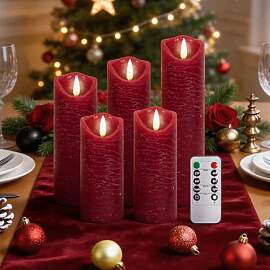 AiiBowy Led Kerzen [5er Set ] Flammenlose Kerze