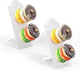 AIM & GGKK Donut Ständer Set 2-teilig Weiß - 