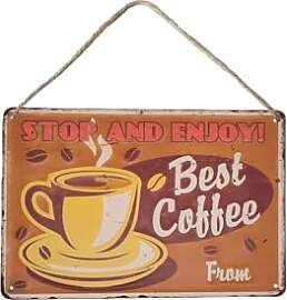AIM & GGKK Kaffeebar Schild "Stop and