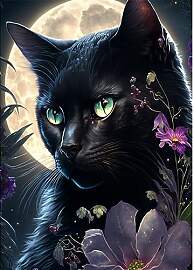 AIRDEA DIY Katze Diamond Painting Set Erwachsene