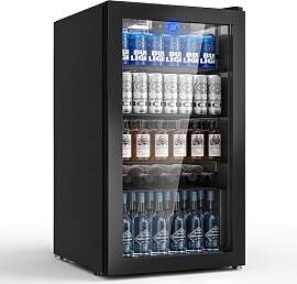 Airfish Getränkekühlschrank mit Glasfront 95L