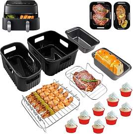 Airfryer Zubehör für Philips Dual Basket