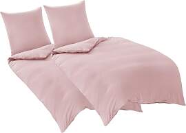 Aisbo Bettwäsche 135x200 4teilig Rosa -