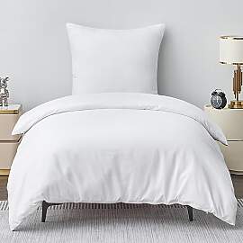Aisbo Bettwäsche 140x200 2teilig Weiß -