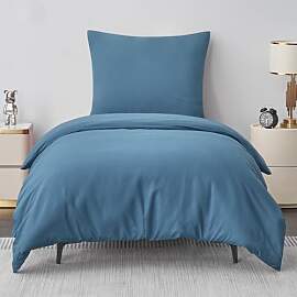 Aisbo Bettwäsche 155x220 2teilig Blau -