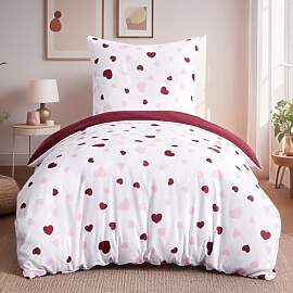 Aisbo Bettwäsche 155x220 Bettdeckenbezug -