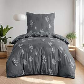 Aisbo Bettwäsche 155x220 Blumen Bettbezug -