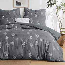 Aisbo Bettwäsche 200x220 Blumen Bettbezug -