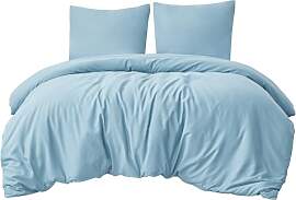 Aisbo Bettwäsche 220x240 3teilig Blau -