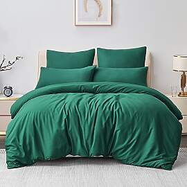 Aisbo Bettwäsche 220x240 3teilig Grün -