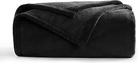 Aisbo Kuscheldecke Flauschig Decke Schwarz -