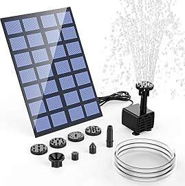 AISITIN Solar Springbrunnen für Außen 2,5W,