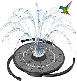 AISITIN Solar-Springbrunnenpumpe für Vogelbad,