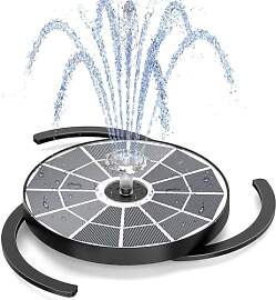 AISITIN Solarbrunnen für Draussen, Solar