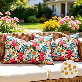 Aisybaklyn Kissenbezug 30x50 cm Outdoor Kissen