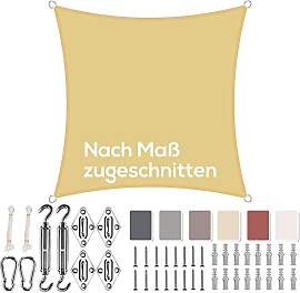 Aiyaoo Sonnensegel 1.6x1.6m Wasserdicht