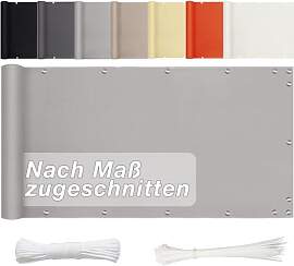 Aiyaoo Zaunblende für Balkon und Terrasse 90cm x