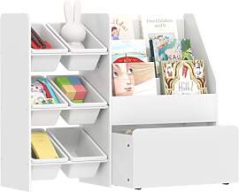 AIYAPLAY Kinderregal, Kinder-Bücherregal mit 6
