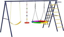 AIYAPLAY Kinderschaukel-Set 6 in 1 Schaukelgerüst 