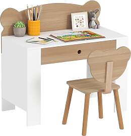 AIYAPLAY Kinderschreibtisch Set mit Tischplatte