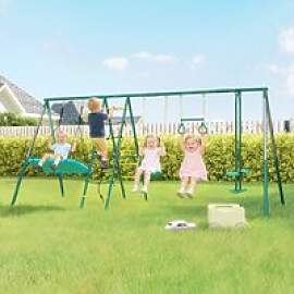 AIYAPLAY Schaukelgestell 5-in-1 Kinderschaukel mit 