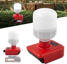 Akku Lampe für Einhell 18V Akku, Afenau 12W