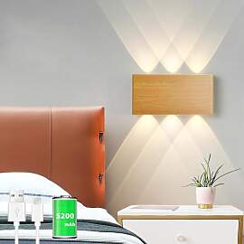 Akku Wandlampe, mit Touch Control Schalter LED