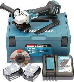 Akku-Winkelschleifer MAKITA "DGA511RTJ", 