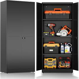 Aktenschrank, Abschließbarer Metallschrank,