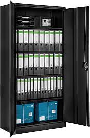 Aktenschrank Blain mit 5 Böden 40x80x180cm -