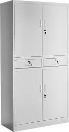 Aktenschrank Cosmo mit 2 Schubfächern 40x80x180cm 