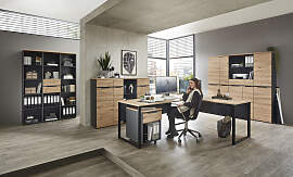 Aktenschrank INNOSTYLE, grau (artisan eiche,