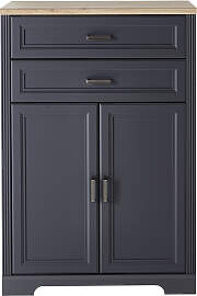 Aktenschrank INNOSTYLE, grau (graphit, absetzung