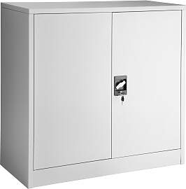 Aktenschrank mit 3 Böden 90x40x90 cm - grau