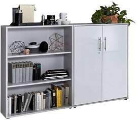Aktenschrank Office Edition Sw Set 1 niedrig