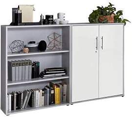 Aktenschrank Office Edition Sw Set 1 niedrig